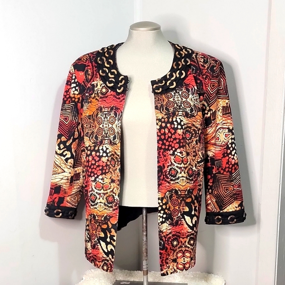 ❤️Kerry Brooke Abstract Womans Blazer